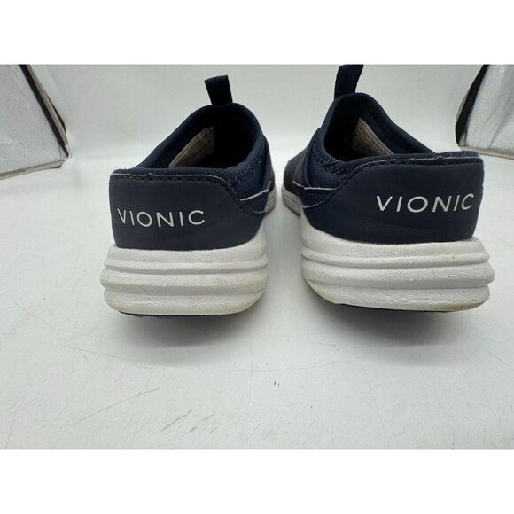 Vionic Women's Adell Slip On Athletic Shoes Round Toe Size 7 Black/Navy Comfy - Picture 12 of 14